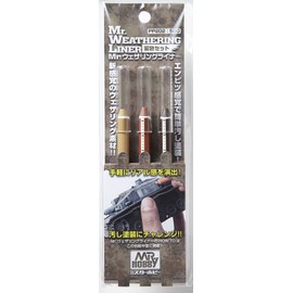 Mr. Weathering liner mud color set