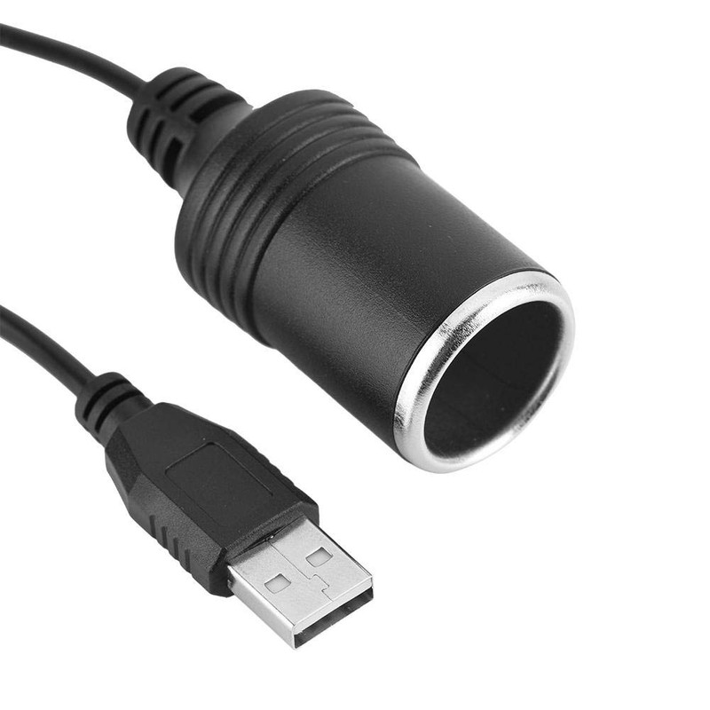 VBESTLIFE Zigarettenanzünder Adapter Konverter,USB Port zu 12V Zigarettenanzünder Buchse Konverter