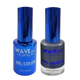 WAVEGEL Soak-Off Gel & Nail Lacquer Matching Duo Set - Royal Collection - #108 The King'S House I 0.5 Oz
