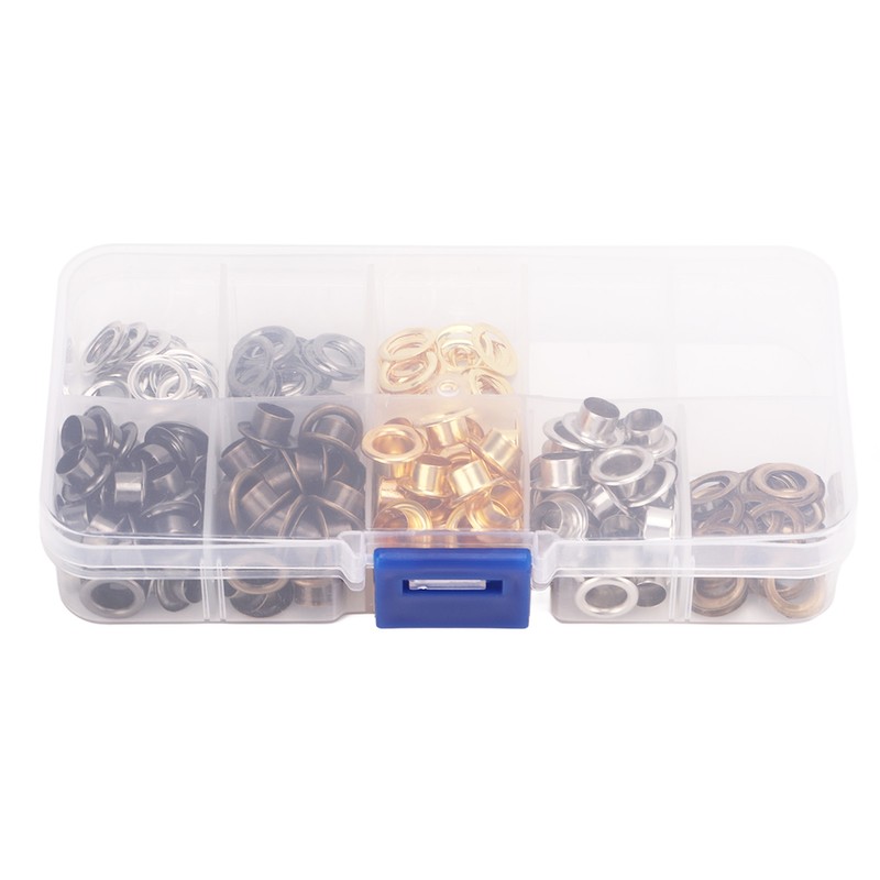 Grommet Tool Kit Sturdy Colorful Plating Easy Installation Metal Grommets