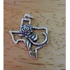 Wholesale Charms Sterling Silver 22x17mm State of Texas with Yellow?