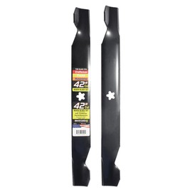 MaxPower 561713B 2-Blade Set for 42" Cut Poulan/Husqvarna/Craftsman Replaces 138498, 138971, 138971X431, 532138971, 53-21278-43, 53-21384-98, Black