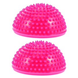 Kisangel 2pcs Half Spike Balance Balls for Adults Sensory Training Equipment for Stability Coordination Social Interaction for Exercise Fitness Activities