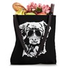 Funny Nova Scotia Duck Tolling Retriever Dog with Sunglasses Tote