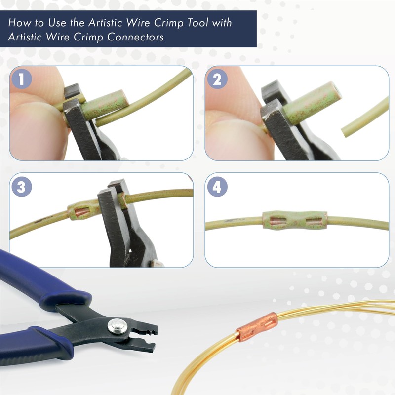 Artistic Wire A346BRC-056 Large Wire Crimp Connectors