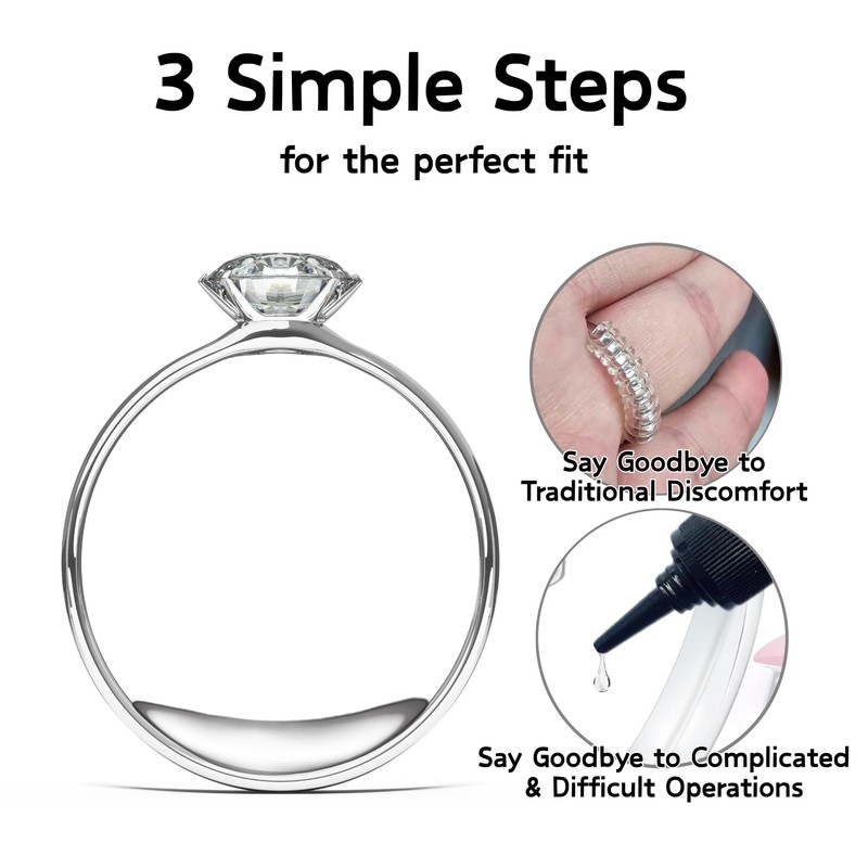 Calyders 3rd Generation Ring Sizer – Magic Resin Invisible Ring