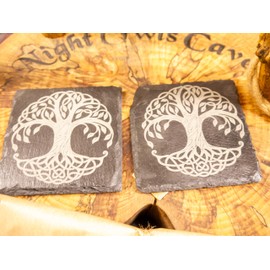 2 Tree of life thank you gift set, coasters for colleague teacher friend gifts, thank you gifts for women, thank you gifts for men, thank you gifts for friends