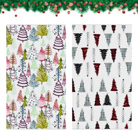 Cosiesnest Pack of 2 Tea Towels Christmas Kitchen Towels 45 x 66 cm Super Absorbent Tea Towels Kitchen Towels Christmas Soft and Durable Kitchen Towels Cotton