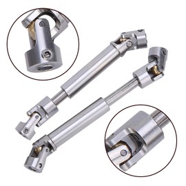 RC Drive Shaft, 2 Pieces 90-125 mm Stainless Steel Drive Shaft for Axial Traxxas 1/10 RC Caterpillar Car Remote Control Crawler Accessories