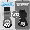 EXPAWLORER Double Side Anti-Slip Dog Socks with Adjustable Straps-Strong Grips