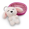 NICI Keyring Sleeping Pets Dog Poodle White