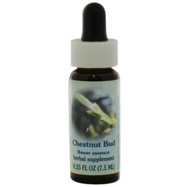 Flower Essence Services Supplement Dropper, Chestnut Bud, 0.25 Fluid Ounce