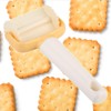 Rolling Biscuit Cutters, Rolling Cookie Cutters Dough Cookie Roller Cutter