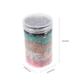 PACKOVE 5 pcs Fuzzy Elastic Hair Ties for Women Thick Soft Fabric Ponytail Holders Colorful Hair Scrunchies for Strong Stretch for Daily Use and Parties