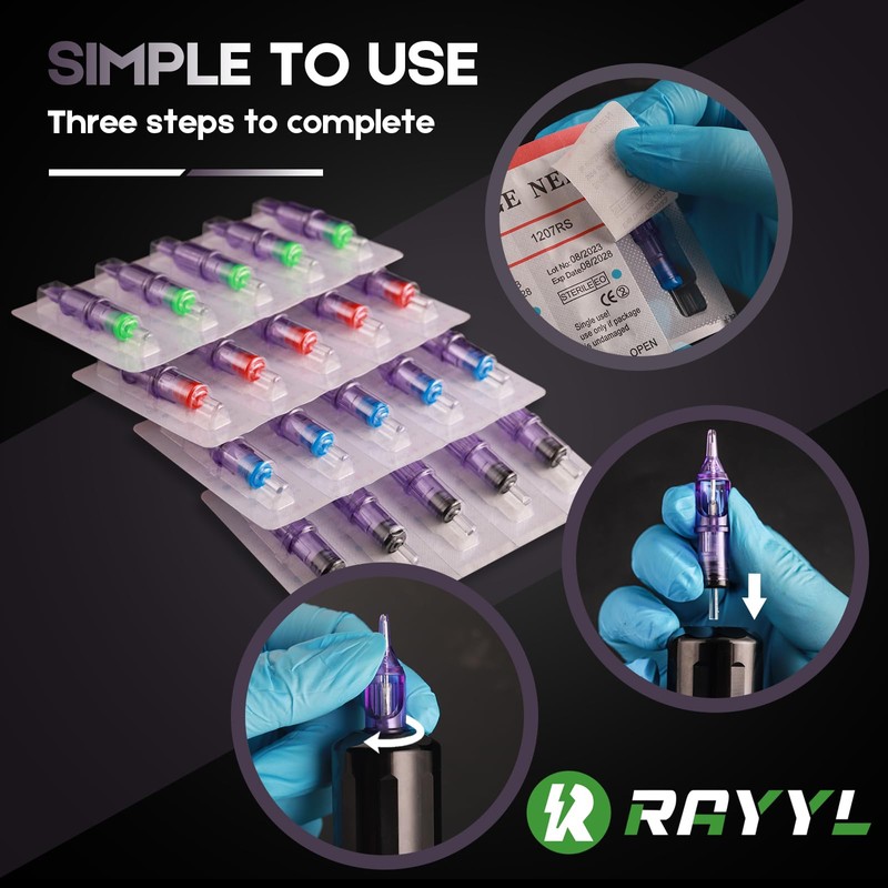 Rayyl 80Pcs Assorted 1005RL 1007RL 1207RS 1209RS 1207M1 1209M1 1207RM