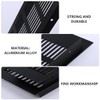 TEHAUX 2pcs Aluminum Alloy Exhaust Vents Breathable Mesh Covers for