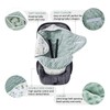 winter baby swaddle blanket wrap for seat newborn Cotton 0-3