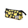 Oh My Pop! Quak-Dreifach HS Pencil Case - Yellow, yellow