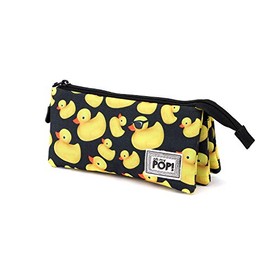 Oh My Pop! Quak-Dreifach HS Pencil Case - Yellow, yellow
