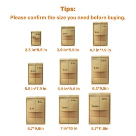 Stand Up Pouch Bags, 100 Pack Kraft Pouch with Tear Notch and Matte Window, Resealable Zip Lock Food Storage Bag (Paper bags, 4.7 * 7.9 inch)