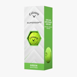 Callaway Supersoft Golf Balls (Matte Green, 3pk) 1 Sleeve 2025