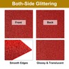 sourcing map 1Pcs Red Glitter Acrylic Sheets 1/8" Thickness 12"