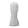 Leather Headcover Number HC1122 UT#3 White, white