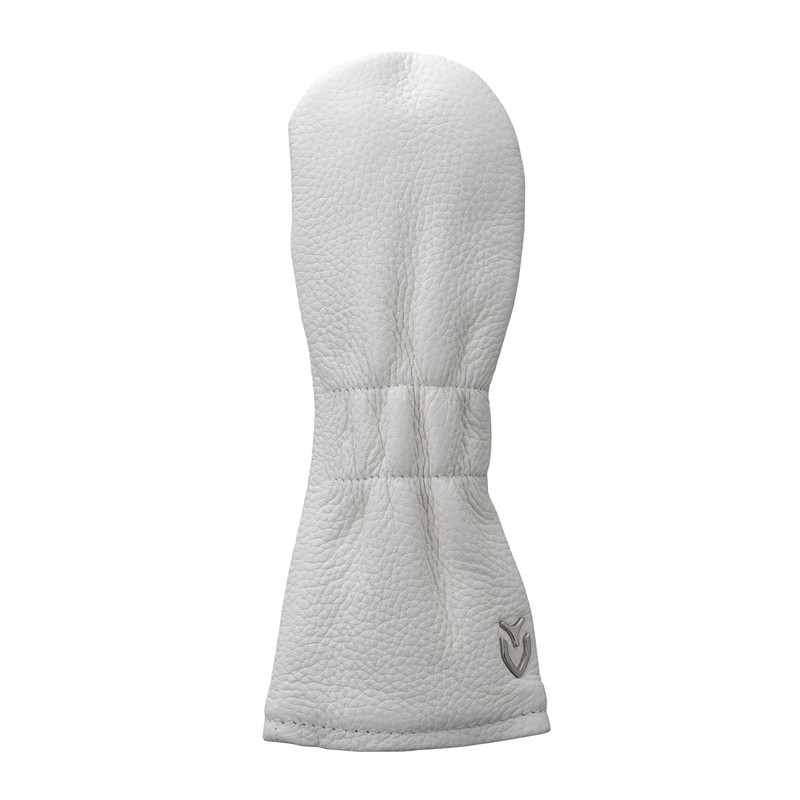 Leather Headcover Number HC1122 UT#3 White, white