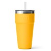 YETI Rambler 26 oz Straw Cup, Vacuum Insulated, Stainless Steel