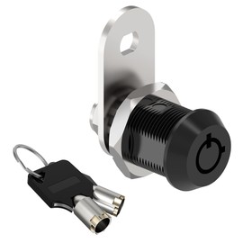 BOZXYE 1 Pack Cabinet Locks with Keys RV Storage Locks, 5/8" Cam Lock Keyed Alike, RV Locks for Storage Door File Cabinet Toolbox, Zinc Alloy