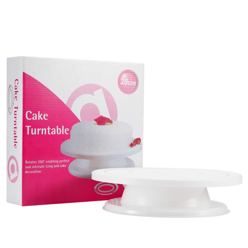 Generic 11 Inch Cake Turntable Stand Rotating Cake Stand Professional