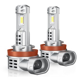 EASIREACH H11 LED Bulbs, 30000LM Super Brighter, 6500K Cool White H11 led Light Bulb with Cooling Fan, Plug-N-Play, Canbus Error Free, LED Fog Light Bulbs, Pack of 2