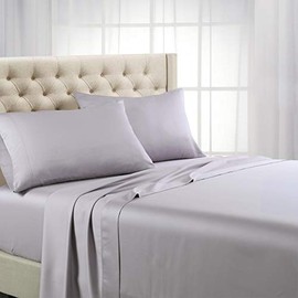 Royal Hotel Bedding ABRIPEDIC Tencel Sheets, 600 Thread Count Silky Soft and Naturally Pure Fabric, 100% Woven Tencel Lyocell Sheet Set, 4PC Set, Full Size, Iris