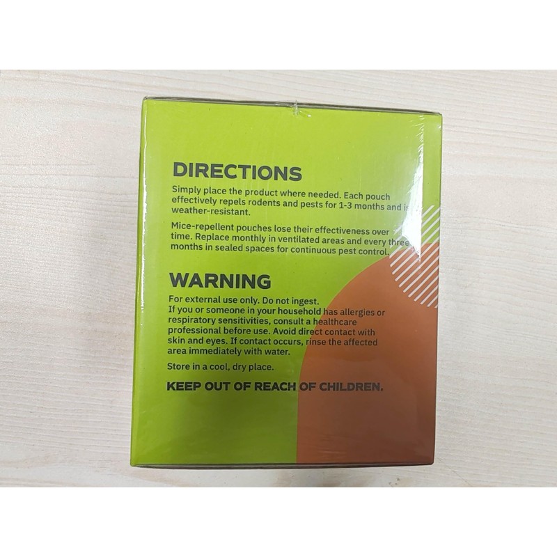 Pack Peppermint Oil Mice Repellent for Rats, Mice, Squirrels,