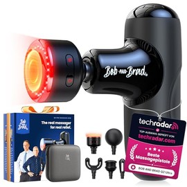 Bob and Brad Q2 Ultra Massage Gun with Infrared Heating Massage Head, Mini Massage Gun with Carry Bag, Quiet Massager Massage Gun Muscle Massage Gun for Relief of Muscle Pain