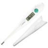 dretec(ドリテック) 体温計 予測式15秒検温 早い 赤ちゃん 子ども スピード 電子体温計 わき用 先が曲がる