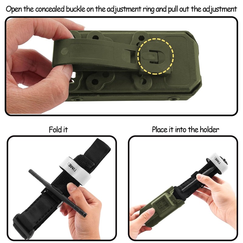 1 Pack Molle Holster Holder Pouch Kit for Emergency First