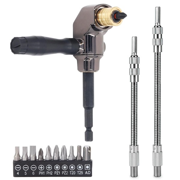 Drill Adapter Set, with 10 Bits, Robust and Easy to