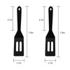 Silicone Spatula, 2 PCS Mini Small Tiny Flexible Brownie Turner