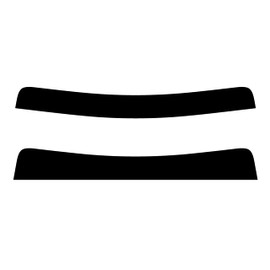 Trueline Automotive Precut Sun Visor Window Tint Film Compatible with GMC Yukon 4 Door SUV 2021-2023 - Customizable Sun Visor - Sunshade for Car Windshield - Sun Visor for Car Windows - Tint Kit