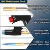 TS4000 Trigger-Start Torch Head,MAPP/Propane Gas Torch Kit with Push Button