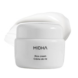 MIDHA Rice Cream 1.69fl.oz/50ml, Deep Hydration, Glow-Enhancing, Skin Barrier Support – Moisturising, Lightweight Daily Cream with Dewy, Radiant Finish, for Rice Face Spots