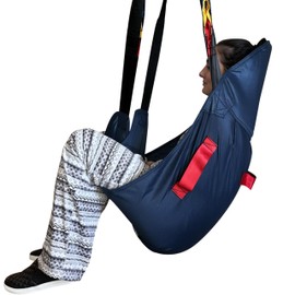 doudouX Patient Lift Sling, Fullbody/univesal Sling with Solid high-Back, Head/Neck/Back/Butt Support