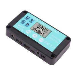 Solar Charge Controller Solar Power Controller Panel Controller Dual USB Output Fast Charge Solar MPT Controller 12V 24V Household Industry (10A)