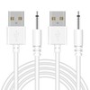 Bicmice 2.7Ft USB DC Charging Cable 2.5mm DC Charger Cord