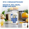 15 En 1 Cápsulas Cúrcuma, Jengibre, Vitamina C Y Zinc