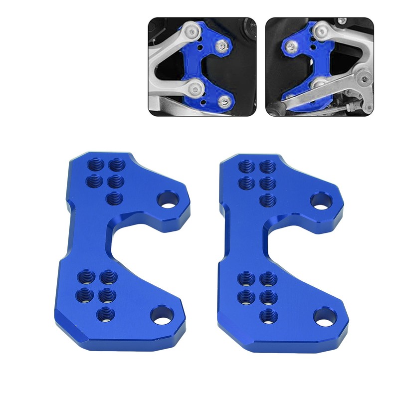 Motorcycle Adjustable Rearset Foot Pegs Mounting Base Replacement for YZF