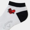 Callaway C25193202 Women's Ankle Socks, Antibacterial, Odor Resistant, LOVE Socks,