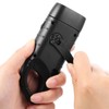 LED Portable Flashlight Multifunction Solar Charging Manual Power Generation Torch