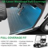 EZGO TXT Golf Cart Floor Mat, Upgraded Full Coverage Liner